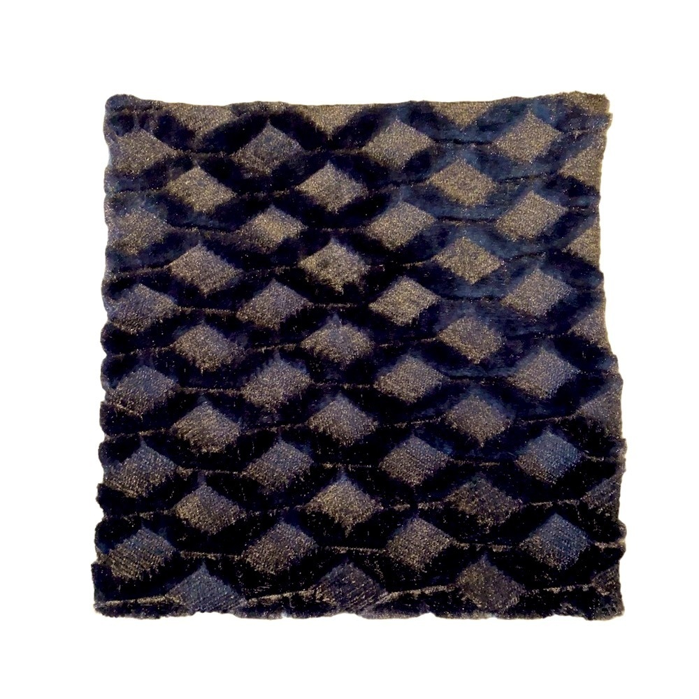 NWOT Black Furry Pillow Case